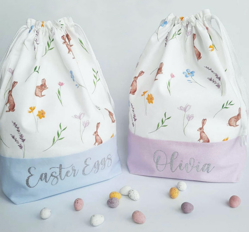 Drawstring Easter Bag - 2 colour options