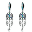 Dream Catcher Dangle Drop Butterfly Chandelier Earrings