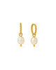 Dreamy Pearl Hoops