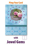 Luxury Dress Up Cards - Blue Oval
