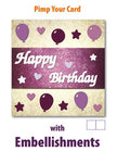 Luxury Dress Up Cards - Blue Oval