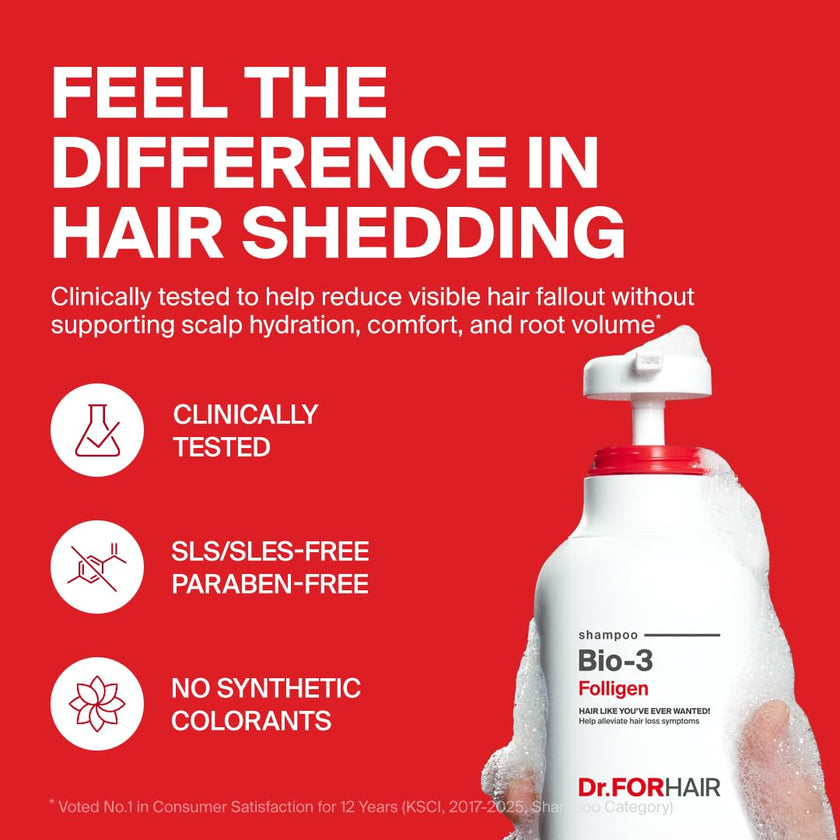 Dr.FORHAIR Folligen Bio 3 Shampoo 500ml