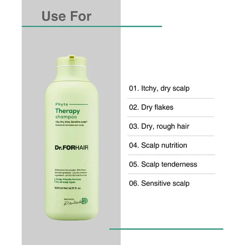 Dr.FORHAIR Phyto Therapy Shampoo 500ml