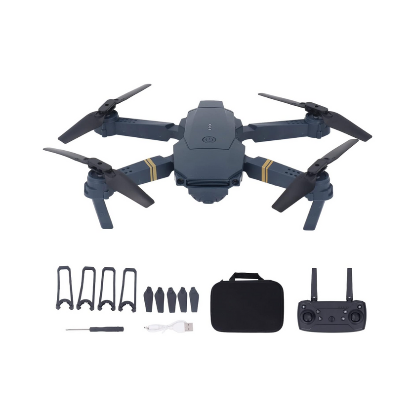 Drone pliable Quadcopter avec caméra FHD quadrirotor, contrôle par application