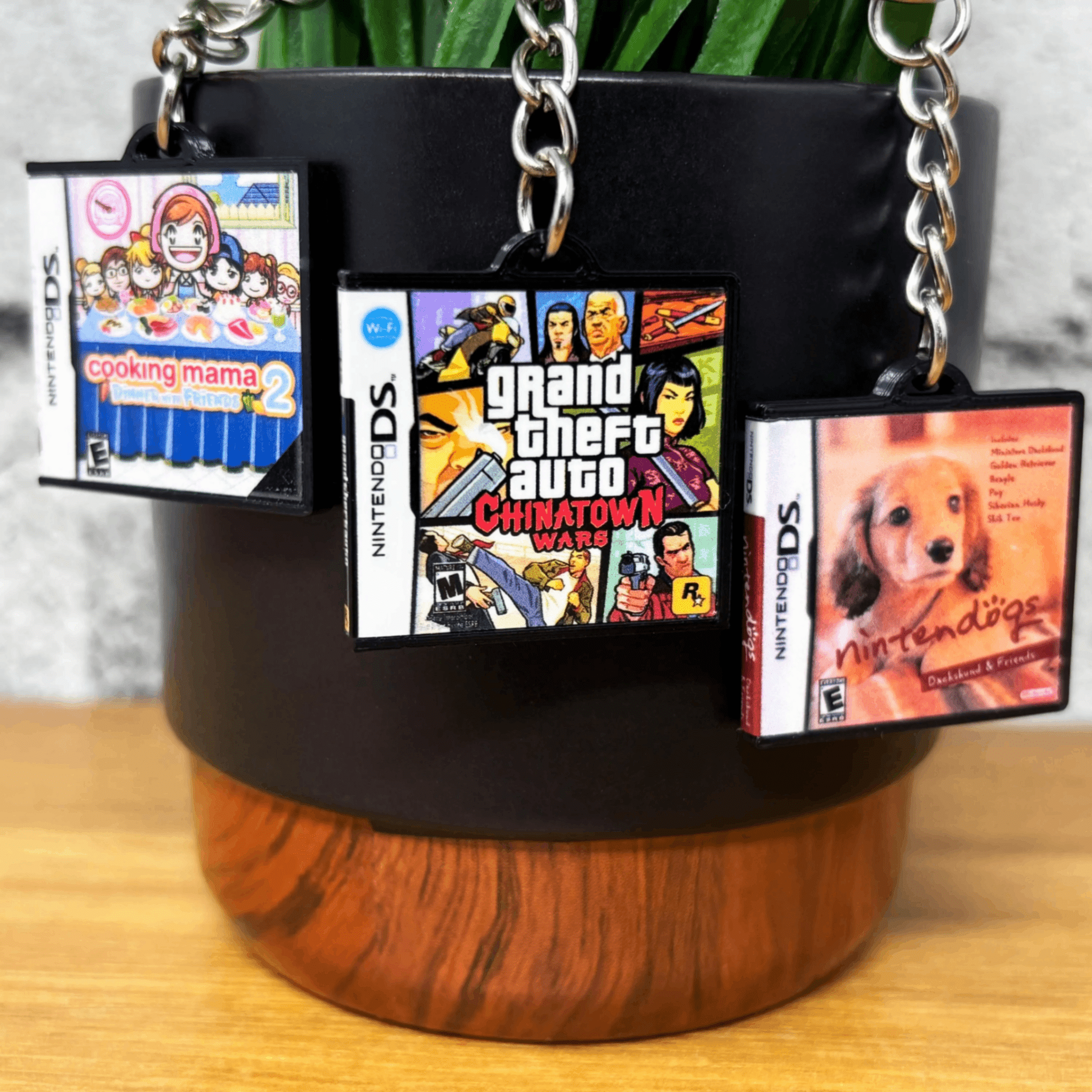 DS Game Case Keychains