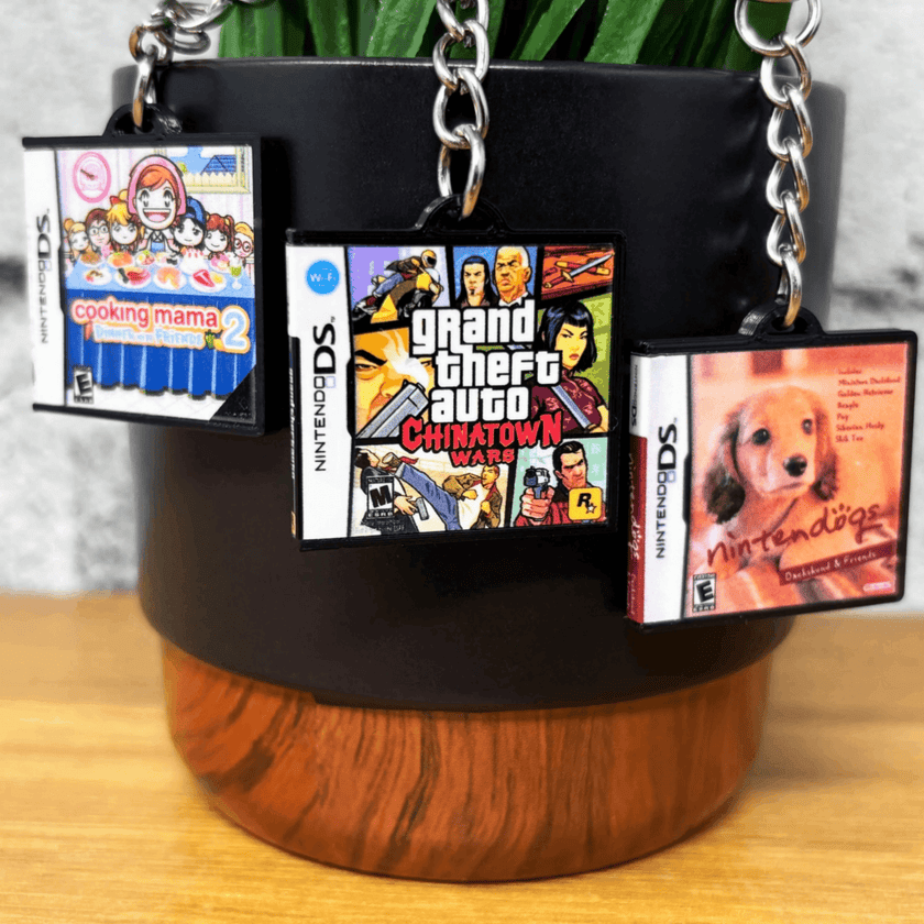 DS Game Case Keychains