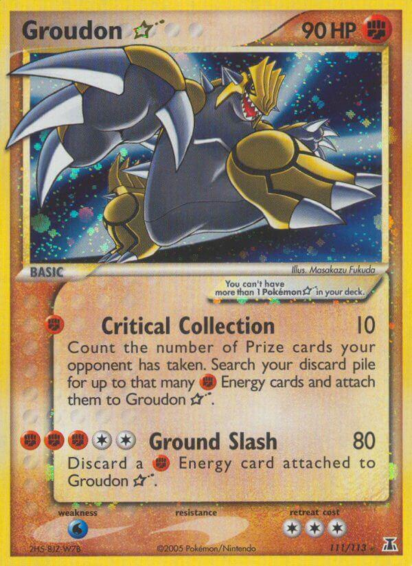 Groudon Gold Star - 111/113 - Ultra Rare