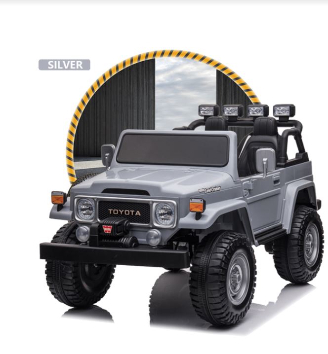 2026 24V Toyota FJ-40 4X4 2 Seater Kids Ride On Car with Remote Control DELUXE