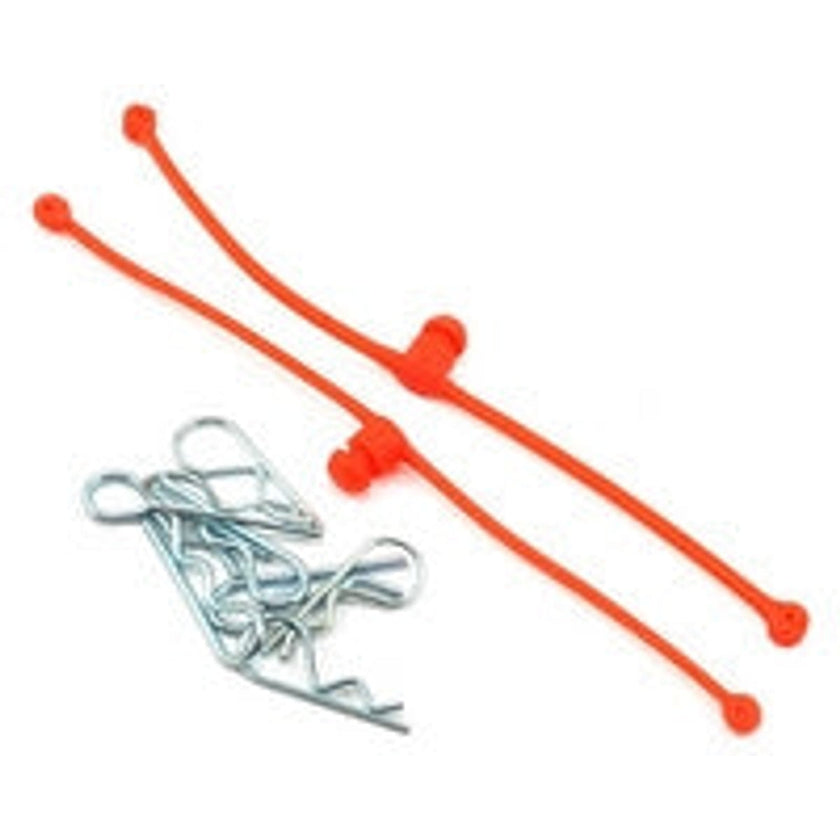 Du-Bro 2252 Body Klip Retainers w/Body Clips Orange