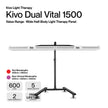 Kivo Vital 1500: Medium Wide Body Red Light Therapy Panel