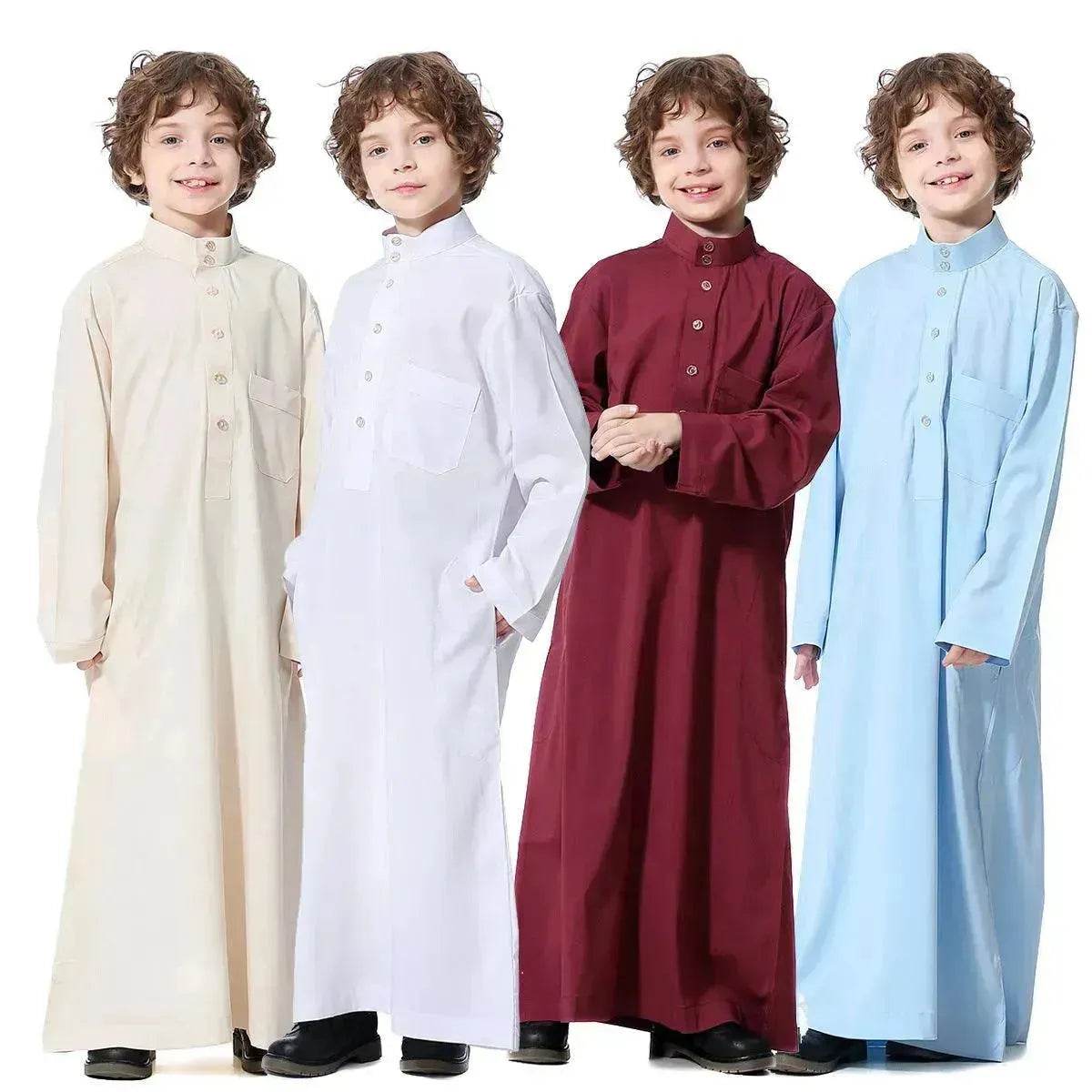 Fashionable and Elegant Dubai Middle Eastern  Arab ArabBoys Kaftan Jalabiya Festival Dress Ramadan  Moroccan Jalabiya