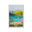 Duffey Lake British Columbia Provincial Park Postcard, Canada Parks