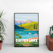 Duffey Lake Provincial Park 'Explored' Poster, Canada Parks