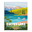 Duffey Lake Provincial Park 'Explored' Poster, Canada Parks
