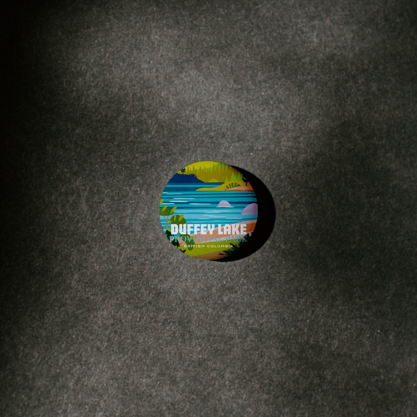 Duffey Lake Provincial Park of British Columbia Pinback Button, Canada Parks