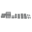 28mm Dungeon Scatter Terrain – Crates, Barrels, Altars, Coffins