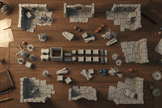 28mm Dungeon Scatter Terrain – Crates, Barrels, Altars, Coffins