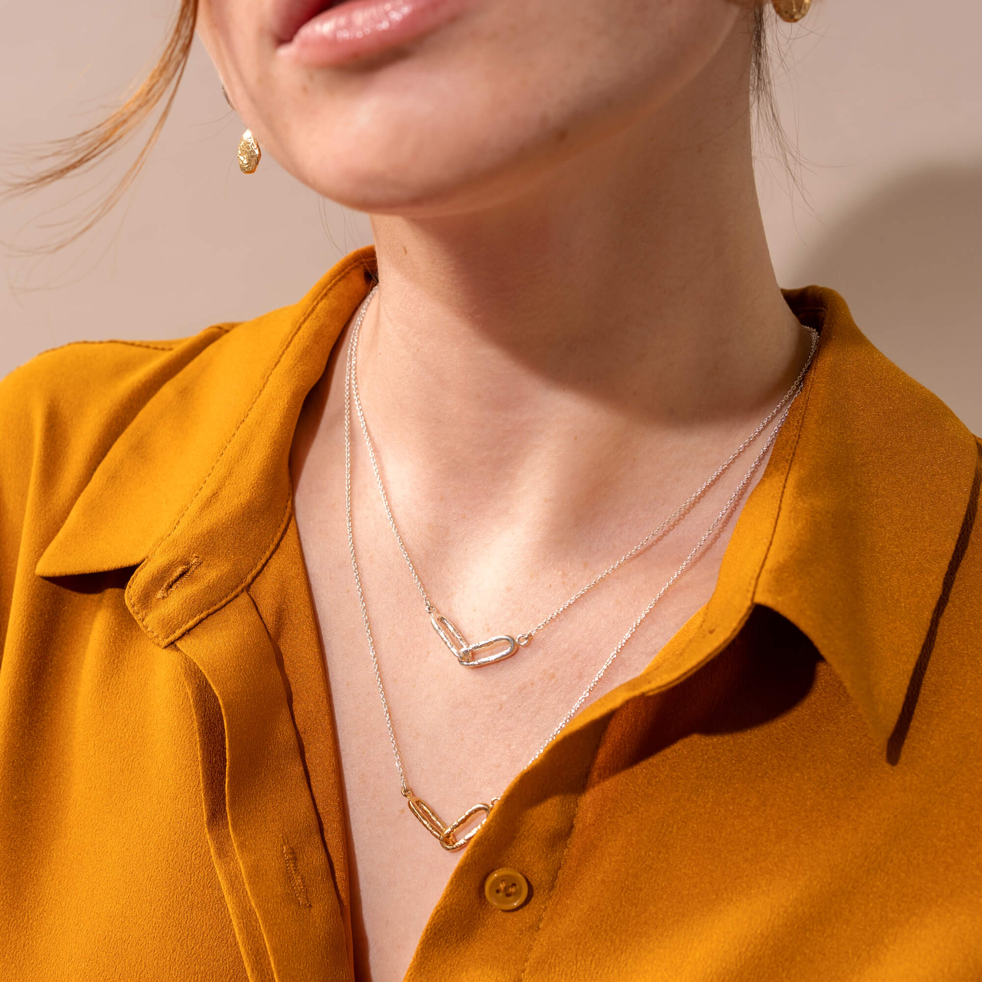 Mary - Collier minimaliste à chaînon