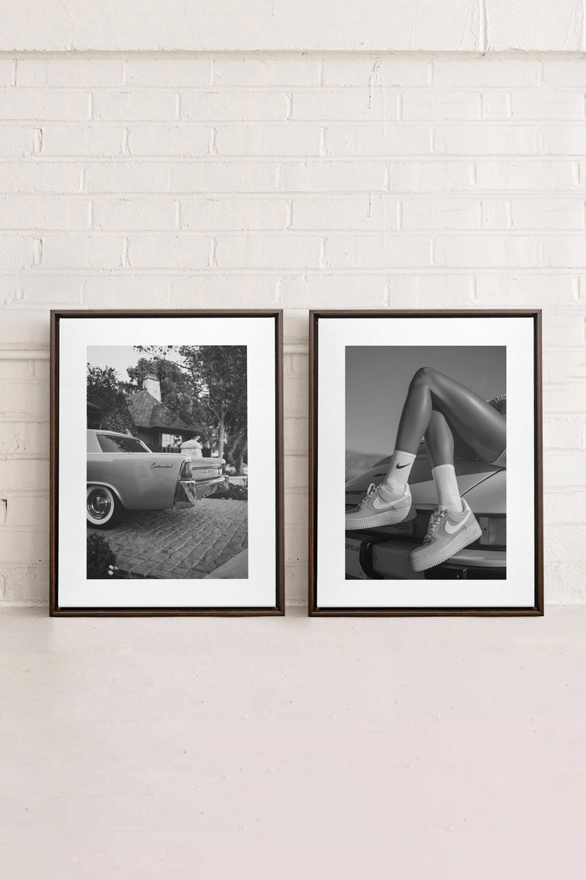 ELEGANCE BLISSFUL DUO (2 Oeuvres sur toile étirée)