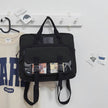 Lightweight College Soft Girl Tote Backpack Laptop Bag