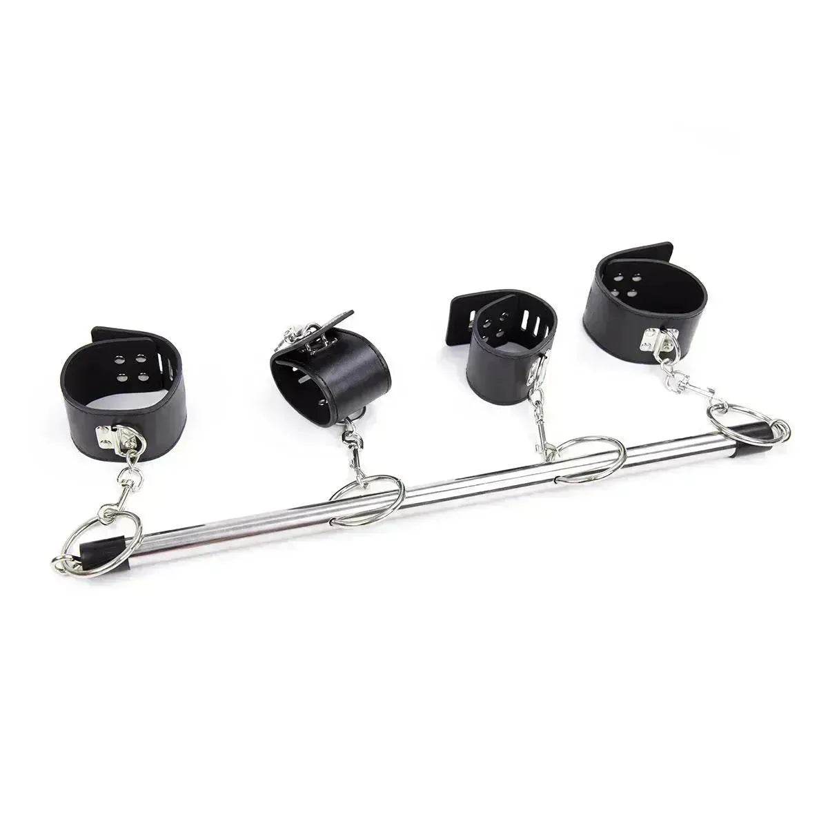 BDSM Toys Women Products Iron Tube Handcuffs Footcuffs Bondage Sets Bundled Toys