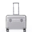 Aluminum Spinner Suitcase, Silver, Black, Gun Gray & Titanium Gold, 18–25 Inches