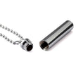 Silver Ball Chain Pendant Necklace for men