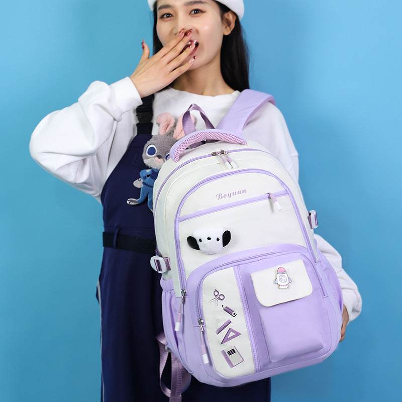 Large Capacity School Girls backpack Student School Bag