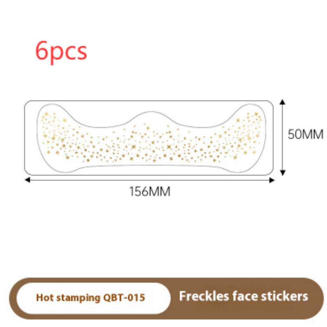 Gilding Sticker Freckle Tattoo Sticker Gilding Glitter Stickers Waterproof