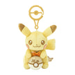 30th Anniversary Gold Shiny Pikachu Plush Keychain (Pokémon Center Japan)
