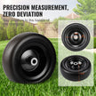 VEVOR Lawn Mower Tires With Rim, Tubeless Tractor Tires, 2-Pack Tire And Wheel Assemby, Flat-free PU Tire, Centered Hub, Bushing Size, 20 PCS Adapters For Riding Mowers Lawn Tractors