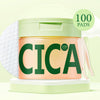 Centella Asiatica Cleansing & Dark Spot Toner Pads 100-Pack Soothing Skincare Cotton Pads
