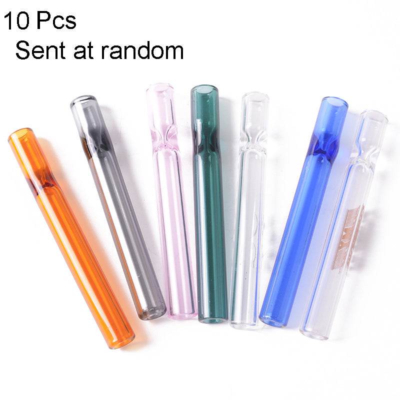 High Bay Silicon Glass Cigarette Holder Hookah Accessories Color Random