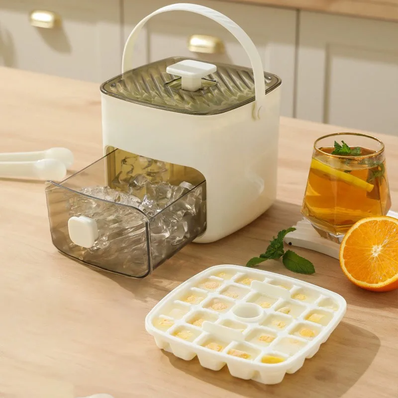 Ice Cube Tray Mold 48-Grid | One-Touch Easy Release, Food-Grade, Reusable