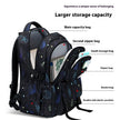 Kids Starry Sky School Backpack – Spine Support, Waterproof Oxford Cloth (Grades 5–9)