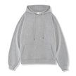 Plain Color American Retro Hoodie Pullover Sweatshirt Men