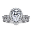 Fashion Ring Set Ladies 925 Sterling Silver Combination Wedding Ring women
