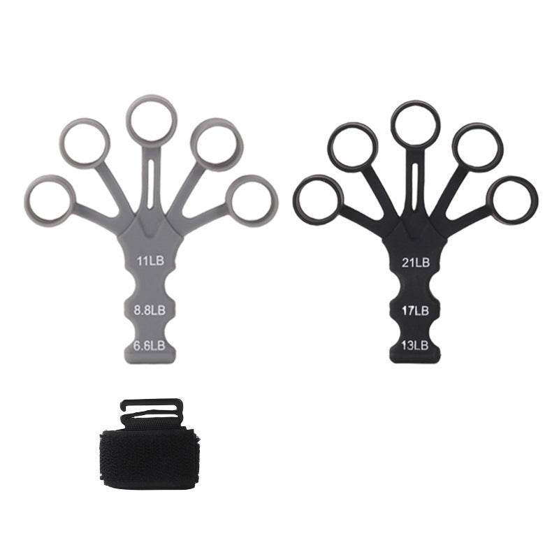Silicone Finger Exerciser & Hand Strengthener – Finger Trainer for Guitar, Arthritis, Injury Recovery & Grip Strength