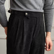 Men Autumn And Winter Corduroy Smooth Ankle-length trouser for work