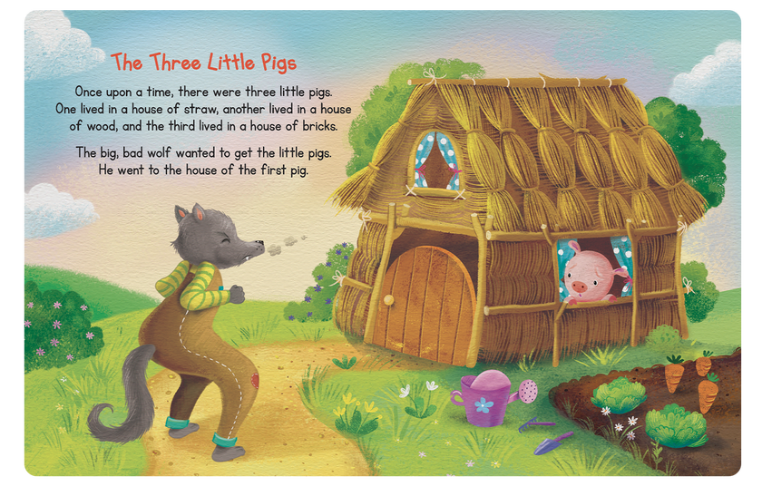 Little Hippo Books - My First Book of Fairy Tales- Children's Padded Board Book