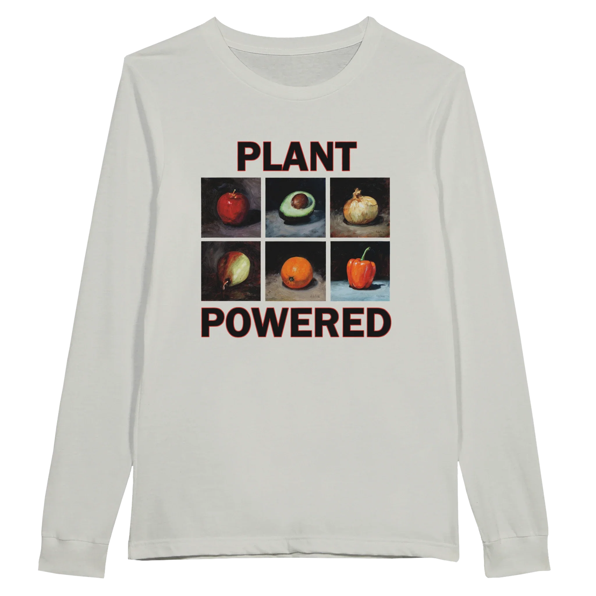 Plant Powered Long Sleeve T-Shirt – Comfortable Cotton Tee
