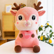 Cute Sika Deer Plush Toy Rag Doll Sleeping Pillow