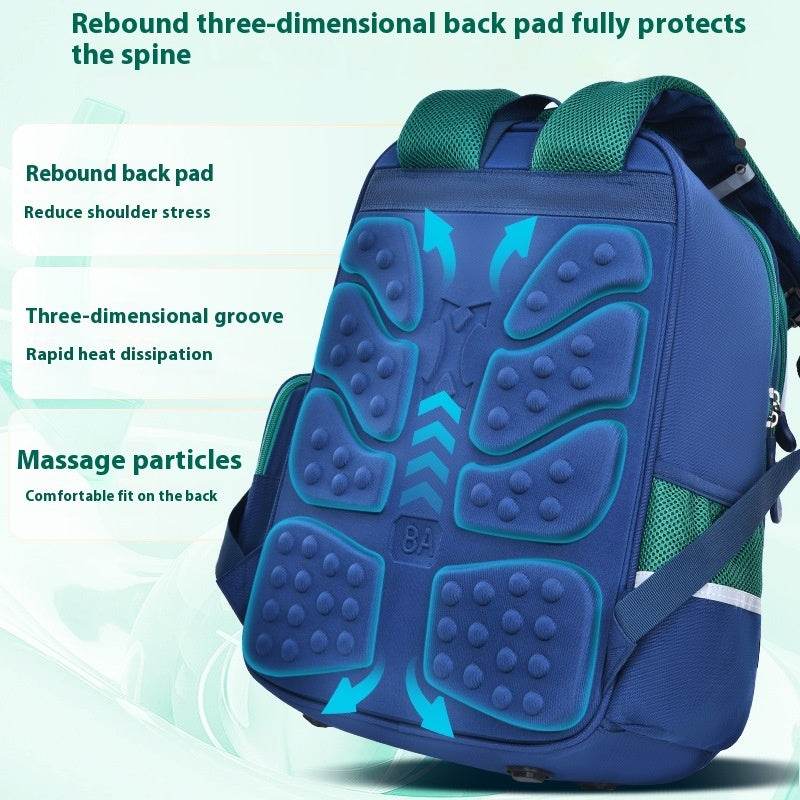 Elementary School Spine Protection Backpack Water resistant School bag