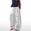 Dachshund Embroidered Sweatpants – Men's Loose Casual Joggers