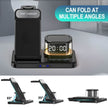 Creative Fast Wireless Charger Three-in-one Folding Bracket