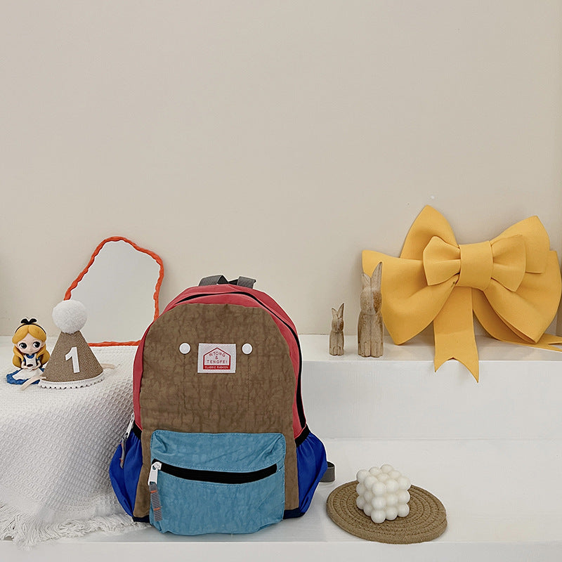 Children's Lightweight Canvas Backpack for Kids – Boys & Girls Spine Protection (Small & Large)