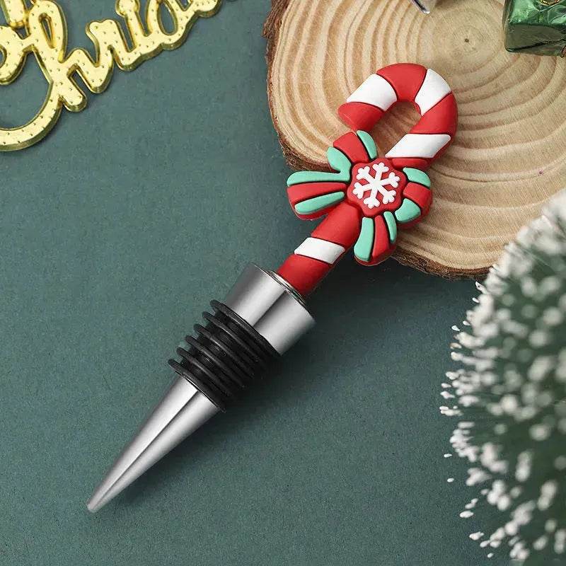 Christmas Holiday Wine Bottle stopper Gift Idea 2024