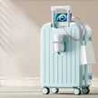 Multifunctional Smart Carry-On Suitcase with USB Port, Cup Holder & Spinner Wheels