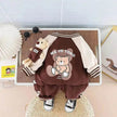 Children Fashionable Long Sleeve Three-piece Sweater Set
