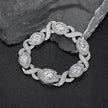 Men's Fashion Hip Hop Zircon Bracelet Cuban Link Chain